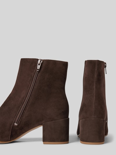 Peek & Cloppenburg HöglAnkle Boots mit Blockabsatz in dunkelbraun Kostenlose Rückgabe