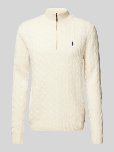 Peek & Cloppenburg Polo Ralph LaurenPullover mit Kaschmiranteil in offwhite Bis zu 60% Rabatt