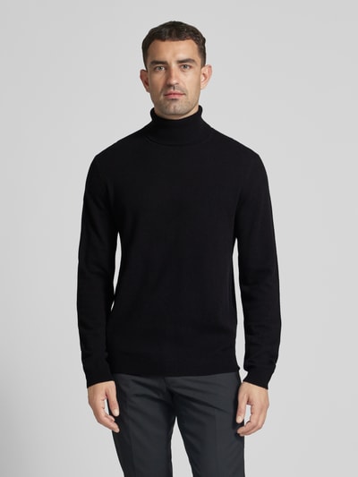 Peek & Cloppenburg MCNEALStrickpullover mit Rollkragen in black Bis zu 65% Rabatt
