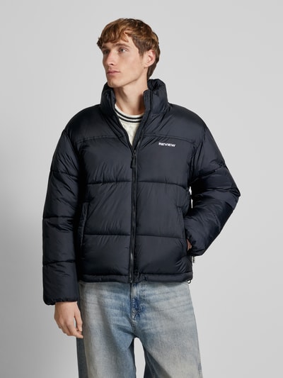 Peek & Cloppenburg REVIEWSteppjacke mit Stehkragen in black Nur für heute