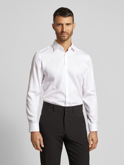 Peek & Cloppenburg Jake*sSlim Fit Business-Hemd mit Kentkragen in weiss Nur noch ein Tag übrig