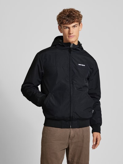 Peek & Cloppenburg REVIEWBlouson mit Eingrifftaschen Modell 'BASIC' in black Riesige Rabatte