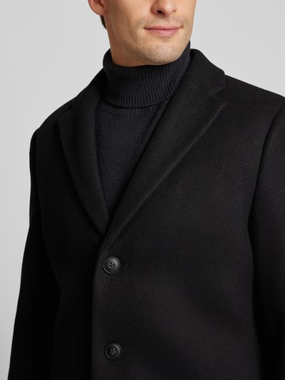 Peek & Cloppenburg MCNEALMantel mit Reverskragen in black 50% Rabatt mit kostenlosem Versand