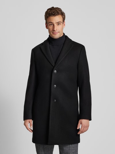 Peek & Cloppenburg MCNEALMantel mit Reverskragen in black 50% Rabatt mit kostenlosem Versand