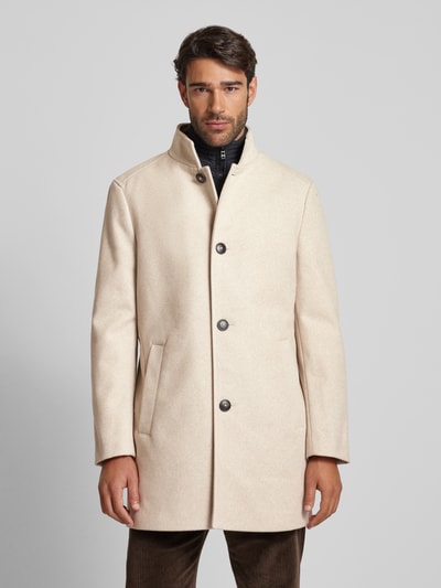 Peek & Cloppenburg MCNEALMantel mit Stehkragen in beige Speichern exportieren