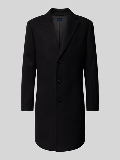 Peek & Cloppenburg Christian Berg MenMantel mit Leistentaschen in black Online