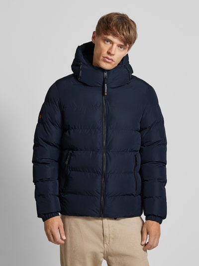 Peek & Cloppenburg SuperdrySteppjacke mit Reißverschlusstaschen in marine Outlet