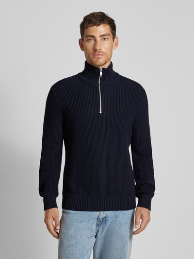 Peek & Cloppenburg MCNEALTroyer mit gerippten Abschlüssen in marine Verkauf