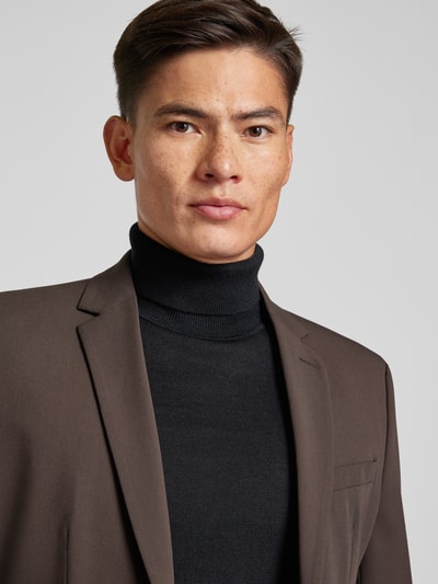 Peek & Cloppenburg Christian Berg MenStrickpullover mit Rollkragen in black Schlussverkauf