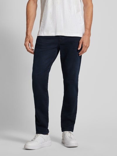 Peek & Cloppenburg BOSS OrangeRegular Fit Jeans mit Label-Applikation Modell 'Re.Maine' in ocean Günstiger Verkauf