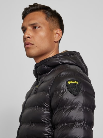 Peek & Cloppenburg Blauer UsaSteppjacke mit Zweiwege-Reißverschluss Modell 'CHARLES' in black Blitzverkäufe
