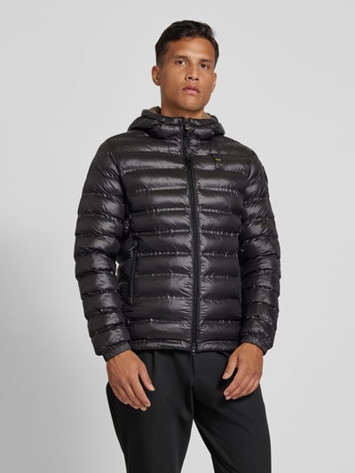 Peek & Cloppenburg Blauer UsaSteppjacke mit Zweiwege-Reißverschluss Modell 'CHARLES' in black Blitzverkäufe