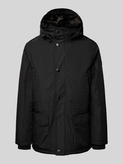 Peek & Cloppenburg WellensteynFunktionsjacke mit Reißverschlusstaschen Modell 'HALIFAX' in black Kostenloser Versand