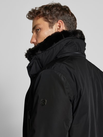 Peek & Cloppenburg WellensteynFunktionsjacke mit Reißverschlusstaschen Modell 'HALIFAX' in black Kostenloser Versand