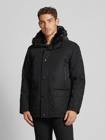 Peek & Cloppenburg WellensteynFunktionsjacke mit Reißverschlusstaschen Modell 'HALIFAX' in black Kostenloser Versand