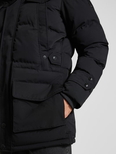 Peek & Cloppenburg WellensteynFunktionsjacke mit Kapuze Modell 'SEAMASTER' in black Fabrik Onlineshop