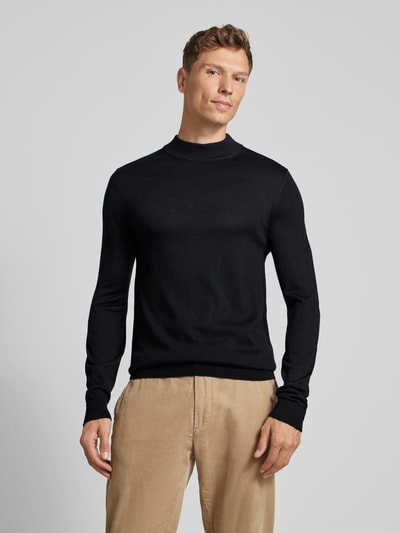 Peek & Cloppenburg Christian Berg MenStrickpullover mit Turtleneck in black Rabatt