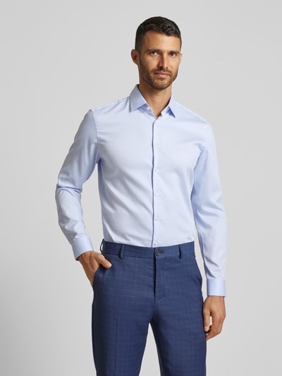 Peek & Cloppenburg Jake*sSlim Fit Business-Hemd mit Kentkragen in bleu Günstig kaufen
