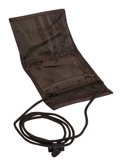 Peek & Cloppenburg camel activePortemonnaie mit Schulterriemen in dunkelbraun Online Outlet