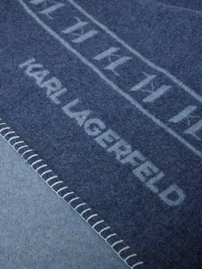 Peek & Cloppenburg Karl LagerfeldDecke mit Label-Details in bleu Tiefpreis