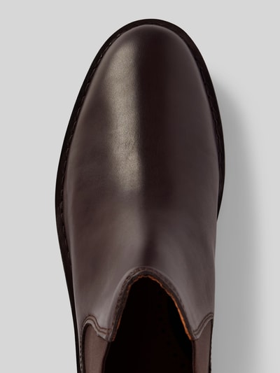 Peek & Cloppenburg Polo Ralph LaurenChelsea Boots aus Leder mit Label-Detail Modell 'TALAN' in dunkelbraun 50% Rabatt mit kostenlosem Versand