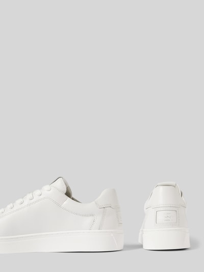 Peek & Cloppenburg GantSneaker aus Leder mit Label-Details in weiss Begrenzt auf 3 Tage