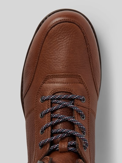 Peek & Cloppenburg Tommy HilfigerLederboots mit Label-Details in cognac 50% Rabatt für begrenzte Zeit