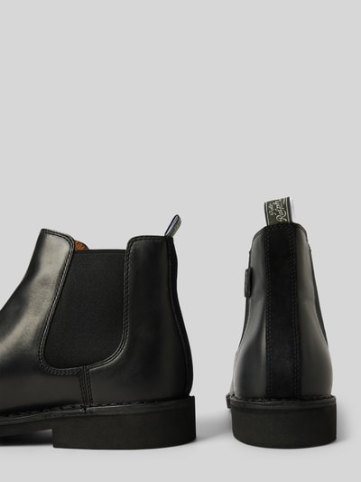 Peek & Cloppenburg Polo Ralph LaurenChelsea Boots aus Leder mit Label-Detail Modell 'TALAN' in black 2025
