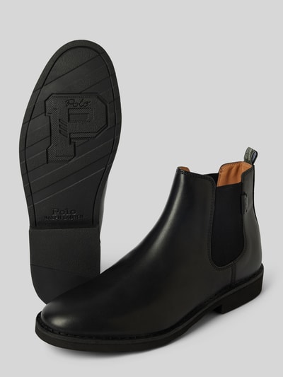 Peek & Cloppenburg Polo Ralph LaurenChelsea Boots aus Leder mit Label-Detail Modell 'TALAN' in black 2025