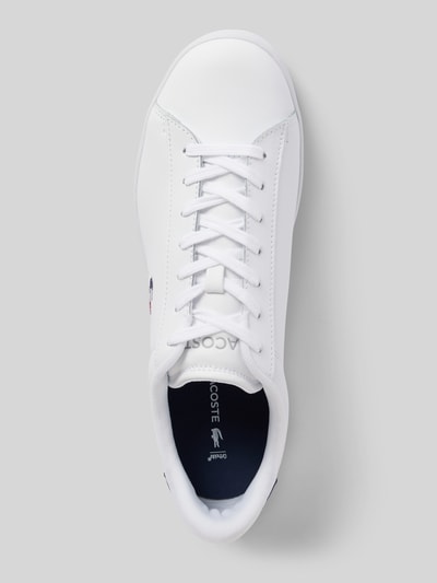 Peek & Cloppenburg LacosteLedersneaker mit Logo-Stitching Modell 'CARNABY' in weiss Hotsell