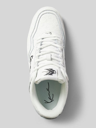 Peek & Cloppenburg KARL KANISneaker aus Leder mit Label-Stitching Modell 'KANI 89' in weiss Schlussverkauf