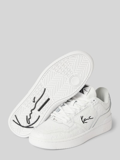 Peek & Cloppenburg KARL KANISneaker aus Leder mit Label-Stitching Modell 'KANI 89' in weiss Schlussverkauf