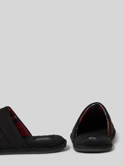 Peek & Cloppenburg Polo Ralph LaurenSlides mit Logo-Stitching Modell 'KLARENCE' in black Fabrikverkauf