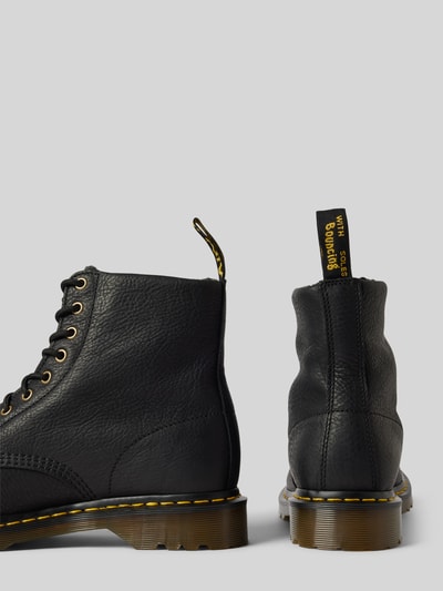 Peek & Cloppenburg Dr. MartensSchürboots aus Leder mit Innenfutter in black Saisonschlussverkauf