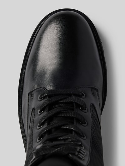 Peek & Cloppenburg JOOP! SHOESLederboots mit Zugschlaufe Modell 'tela stampa hektor' in black Vatertagsangebot