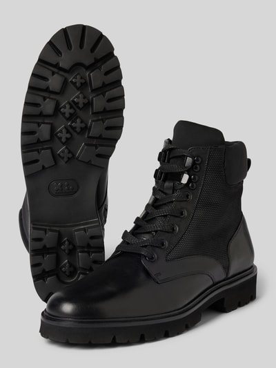 Peek & Cloppenburg JOOP! SHOESLederboots mit Zugschlaufe Modell 'tela stampa hektor' in black Vatertagsangebot