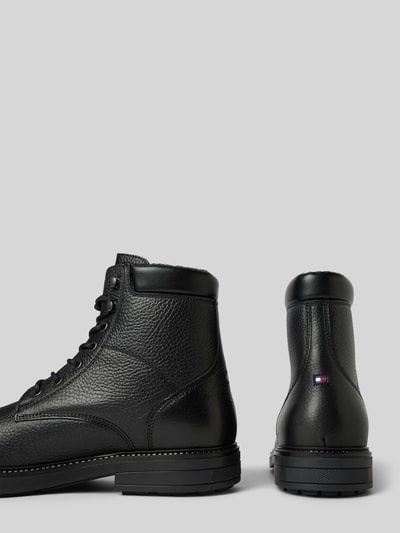 Peek & Cloppenburg Tommy HilfigerLederboots mit Label-Details in black Valentinstagsangebot