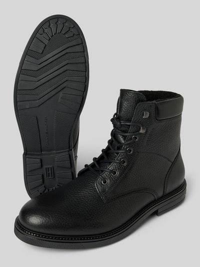Peek & Cloppenburg Tommy HilfigerLederboots mit Label-Details in black Valentinstagsangebot