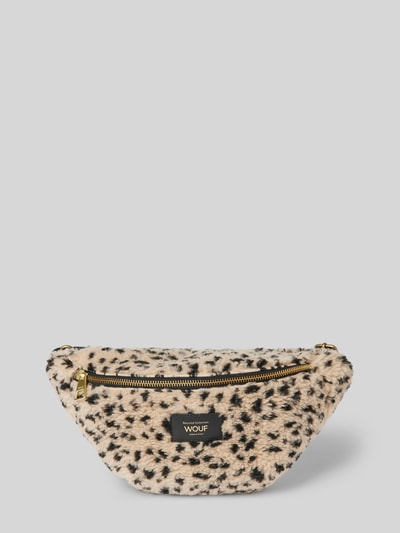 Peek & Cloppenburg WOUFBauchtasche mit Label-Patch Modell 'Clem' in beige Lagerräumung
