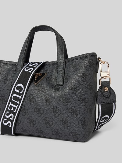 Peek & Cloppenburg GuessHandtasche mit Label-Details Modell 'LATONA' in anthrazit melange Neuheiten