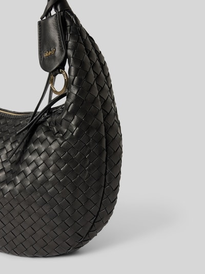 Peek & Cloppenburg AbroHandtasche in Flecht-Optik Modell 'NANA' in black Tiefpreis