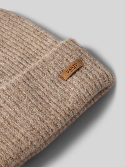 Peek & Cloppenburg BartsBeanie mit Label-Patch Modell 'Witzia' in hellbraun Neueste Stile