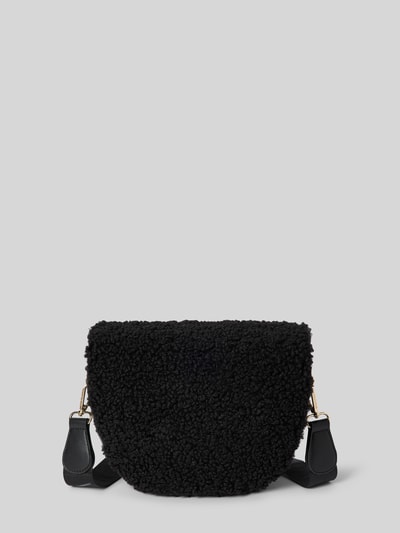 Peek & Cloppenburg VALENTINO BAGSHandtasche mit Teddyfell und Label-Applikation Modell 'SPECIAL' in black Bis zu 60% Rabatt