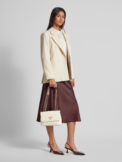 Peek & Cloppenburg GuessHandtasche mit Label-Applikation Modell 'GIULLY 2' in offwhite Sonderangebot der Fabrik