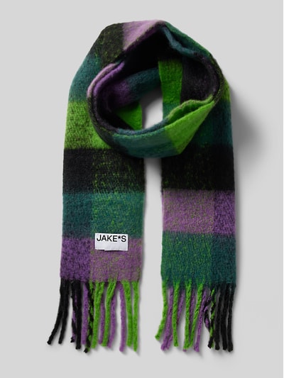 Peek & Cloppenburg Jake*s CasualSchal mit Fransen in apfel Kostenloser Versand international