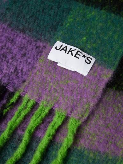 Peek & Cloppenburg Jake*s CasualSchal mit Fransen in apfel Kostenloser Versand international