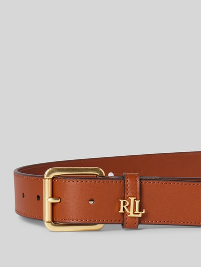 Peek & Cloppenburg Lauren Ralph LaurenGürtel mit Dornschließe und Label-Detail in cognac Speichern exportieren