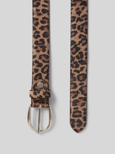 Peek & Cloppenburg VanzettiGürtel aus Leder mit Dornschließe in mittelbraun Black Friday Preise