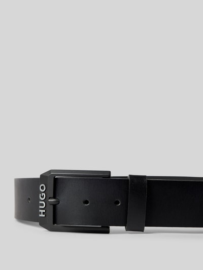 Peek & Cloppenburg HUGOGürtel mit Label-Detail Modell 'Gelio' in black Im Verkauf