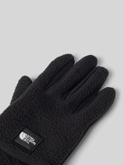 Peek & Cloppenburg The North FaceHandschuhe mit Label-Patch Modell 'FLEESKI' in black 50% Rabatt für begrenzte Zeit